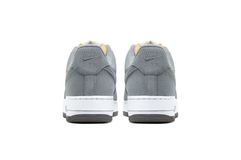 nike air force gray suede