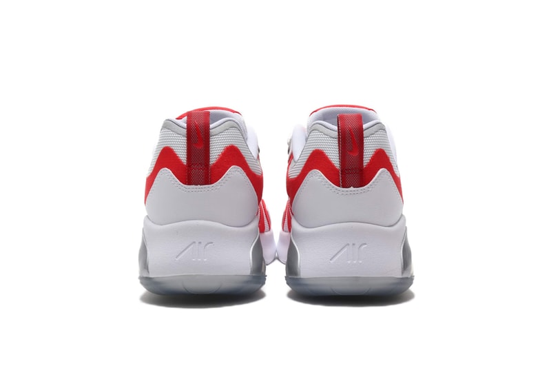Nike Air Max 200 White University Red Metallic Silver 19FA-S