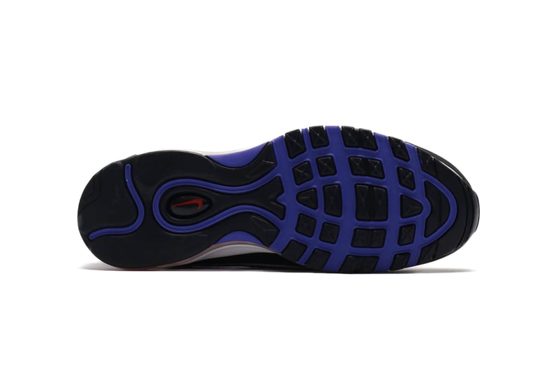 Nike Air Max 98 White Psychic Purple footwear sneakers raptors toronto nba air unit sole cushioning technology mesh leather round laces bubbles translucent