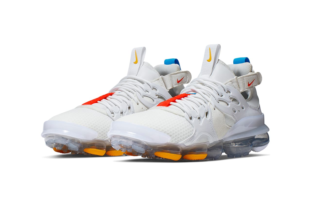 white blue and yellow vapormax