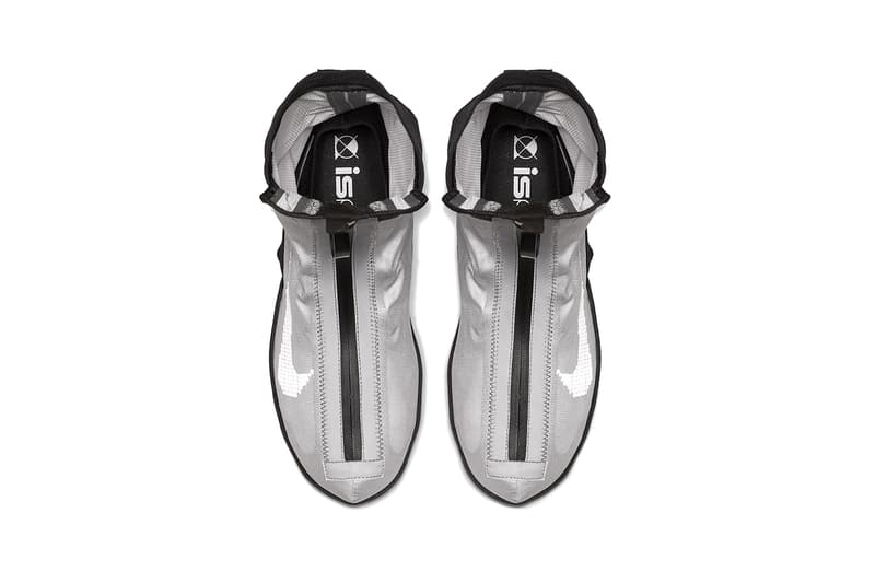 Nike Air Vapormax FK Vapor ISPA Gaiter Boot Drop sneaker transformable colorway august 23 release date silver black white blue metallic Ar8557-001 002
