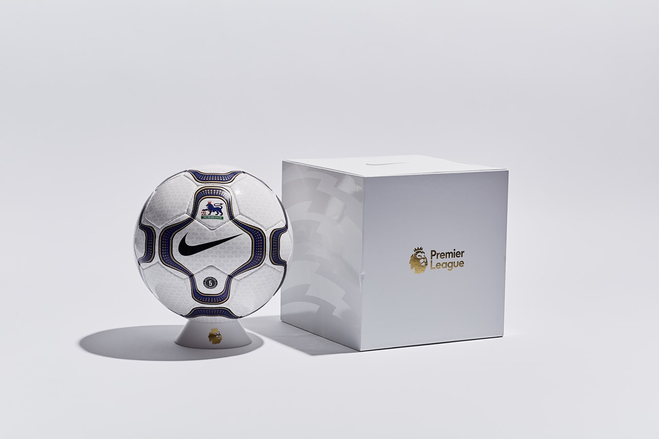 Nike Geo Merlin Football Ball Soccer Release 600 Units Information Drop Premier League Player Limited Edition Global 20 Years Old Debut 2000 2001 Season Dynamic Support Structure