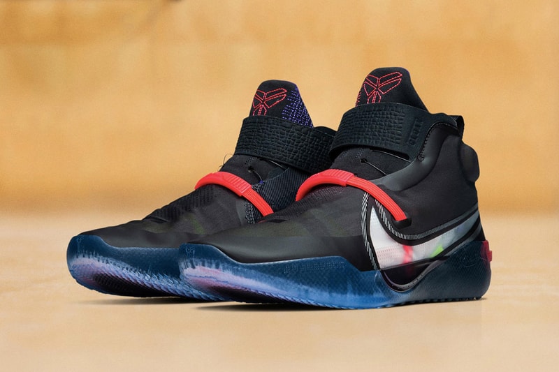 Nike Updated Kobe AD NXT FastFit QuadFit REACT technology translucent traction fast breaks support ankle support strap laceless basketball shoes