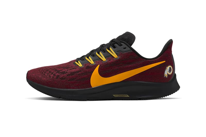 Nike Zoom Pegasus 36 NFL Team Pack Release Info national football league 100th season sneakers shoes running home 