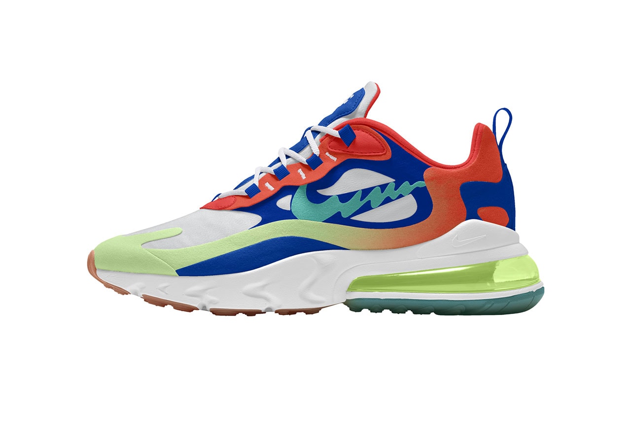 Nike "NYC By You" Made-to-Order Collection sneaker shoe air max 200 270 premium react element 55 colorway august 19 2019 pre buy web store custom