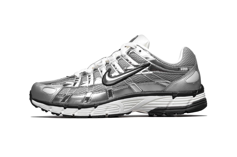 Nike P6000 Metallic Silver nike Pegasus 25 Pegasus 2006 shiny futuristic contemporary modern lifestyle footwear sneaker bright gleaming details