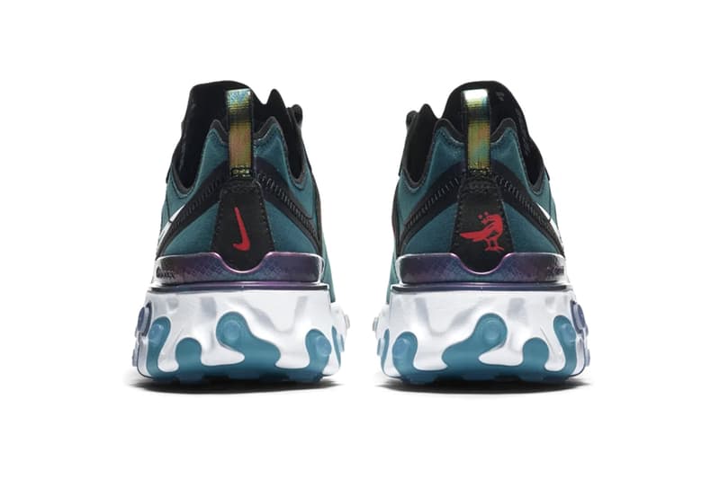 Nike React Element 55 "Magpie" Pack Release Sneaker Drop Information China Chinese Zones Exclusive Mens Womens Footwear Tanabata Evening of the Seventh Festival Traditional Iridescence Colorway 