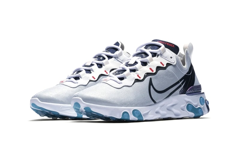 Nike React Element 55 "Magpie" Pack Release Sneaker Drop Information China Chinese Zones Exclusive Mens Womens Footwear Tanabata Evening of the Seventh Festival Traditional Iridescence Colorway 