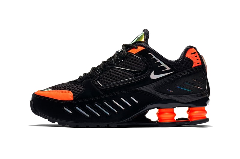 Nike Shox Enigma Lime Blast Hyper Crimson Colorways womens shox system green orange vince carter bounce absorb CK2084002 CK2084001