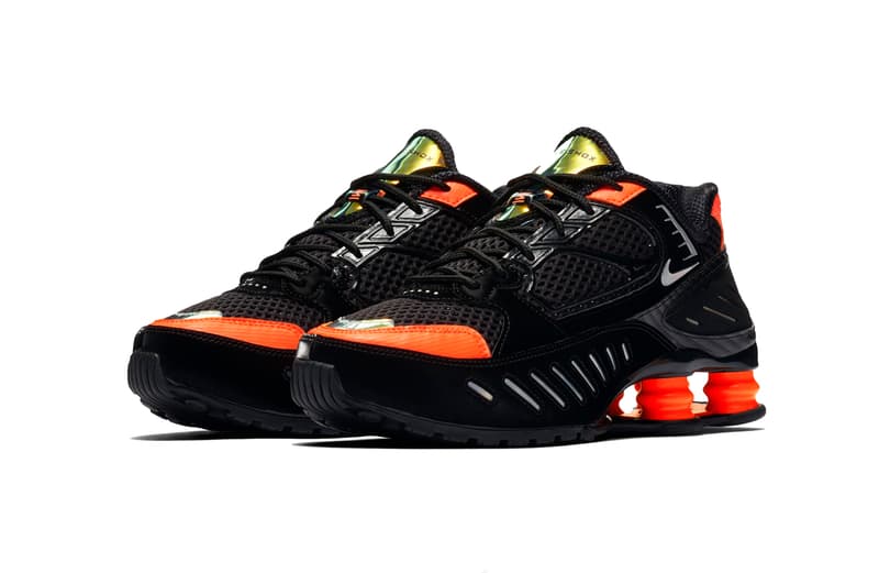 Nike Shox Enigma Lime Blast Hyper Crimson Colorways womens shox system green orange vince carter bounce absorb CK2084002 CK2084001