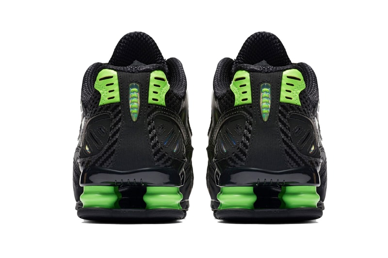 Nike Shox Enigma Lime Blast Hyper Crimson Colorways womens shox system green orange vince carter bounce absorb CK2084002 CK2084001