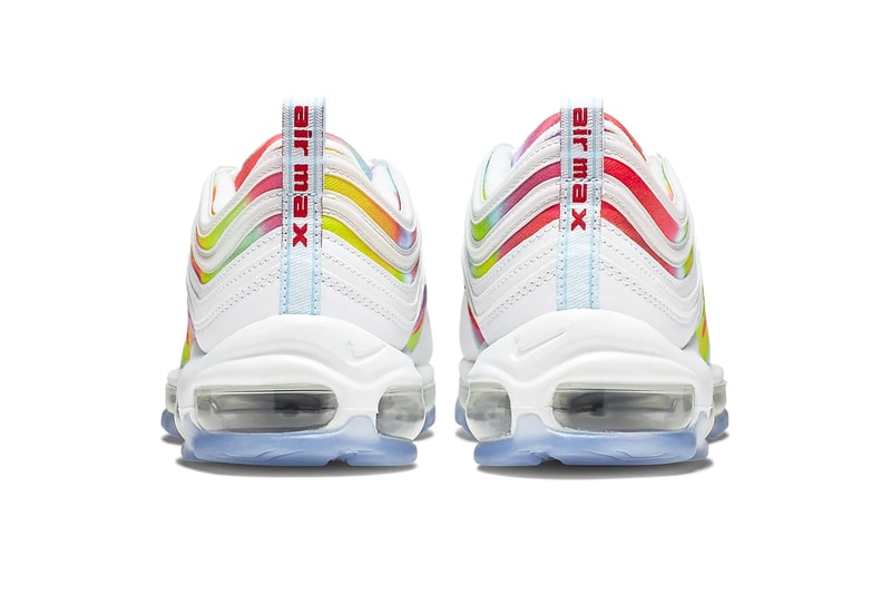 Nike Air Max 97 Black Psychic Purple White Multi Color air sole unit midsole bubbles runner trainers lifestyle sneaker footwear 3m reflective
