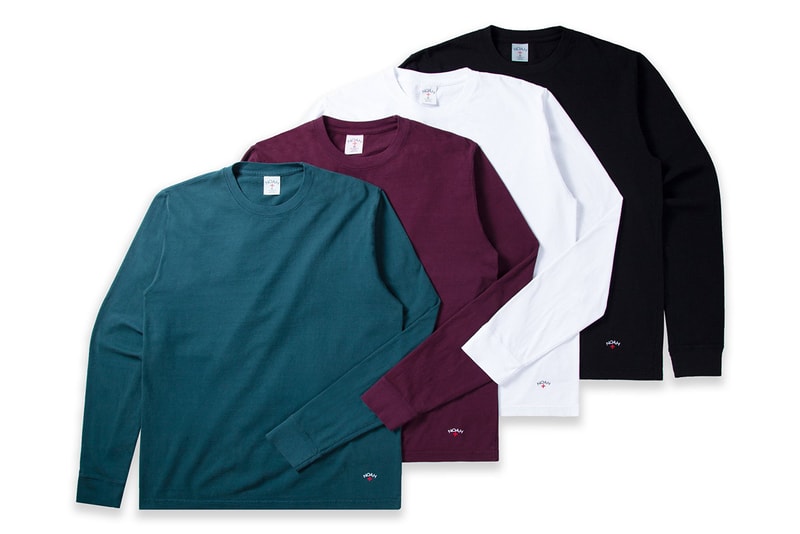NOAH Introduces 100% Recycled Cotton Long-Sleeve T-Shirts Sustainability Sustainable Fashion 6.5 oz Fair Wages Material