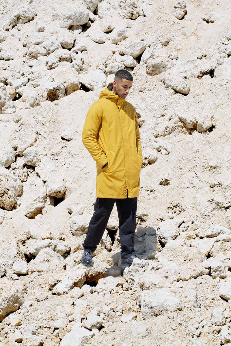Norse Projects Fall 2019 Collection "British Millerain" Lookbook Video Manchester Factory United Kingdom Manufacturing Process Outerwear Waxed Cotton Jackets Caps