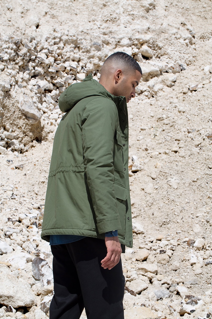 Norse Projects Fall 2019 Collection "British Millerain" Lookbook Video Manchester Factory United Kingdom Manufacturing Process Outerwear Waxed Cotton Jackets Caps
