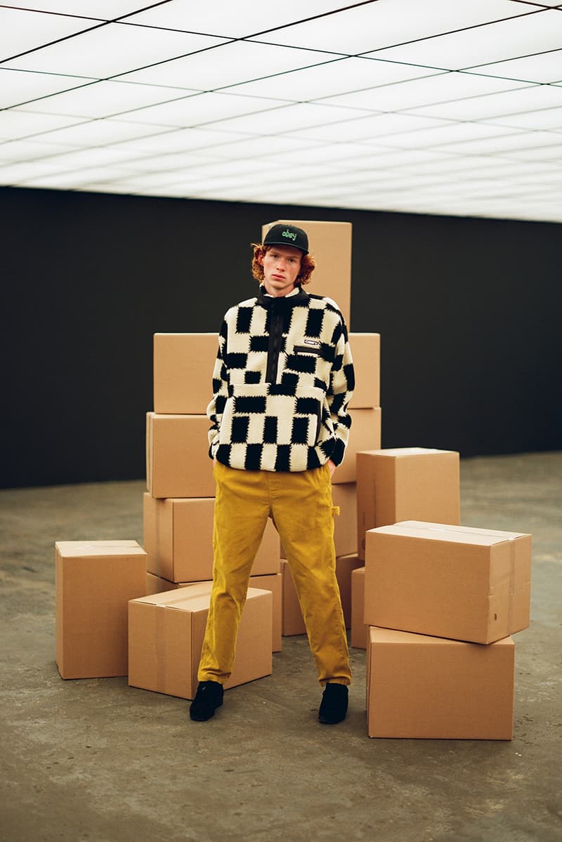 OBEY Print Fall 2019 Campaign Shepard Fairey Leopard Embroidery Graphic Jackets Hoodies Streetwear Bold Patterns Neutral