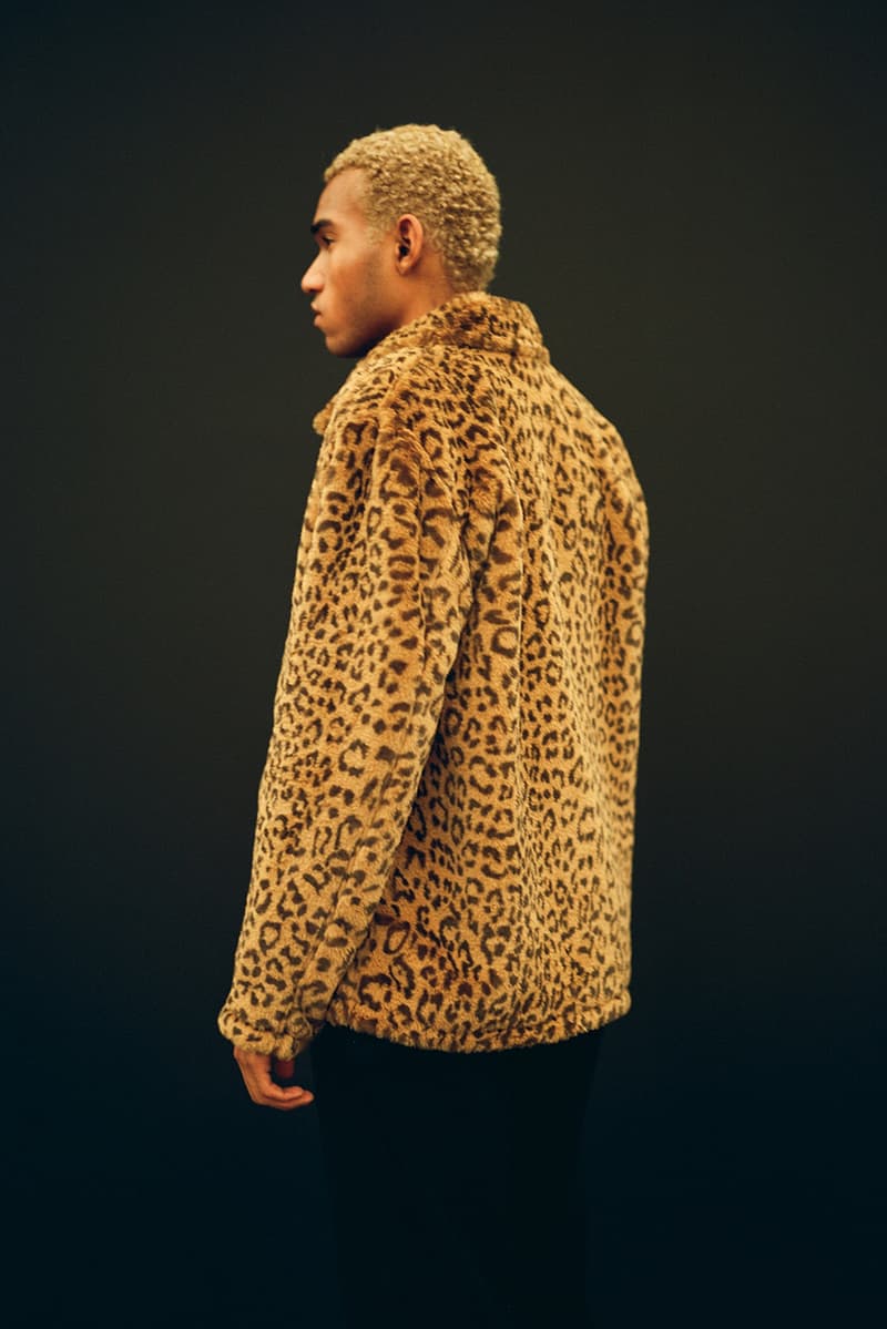 OBEY Print Fall 2019 Campaign Shepard Fairey Leopard Embroidery Graphic Jackets Hoodies Streetwear Bold Patterns Neutral