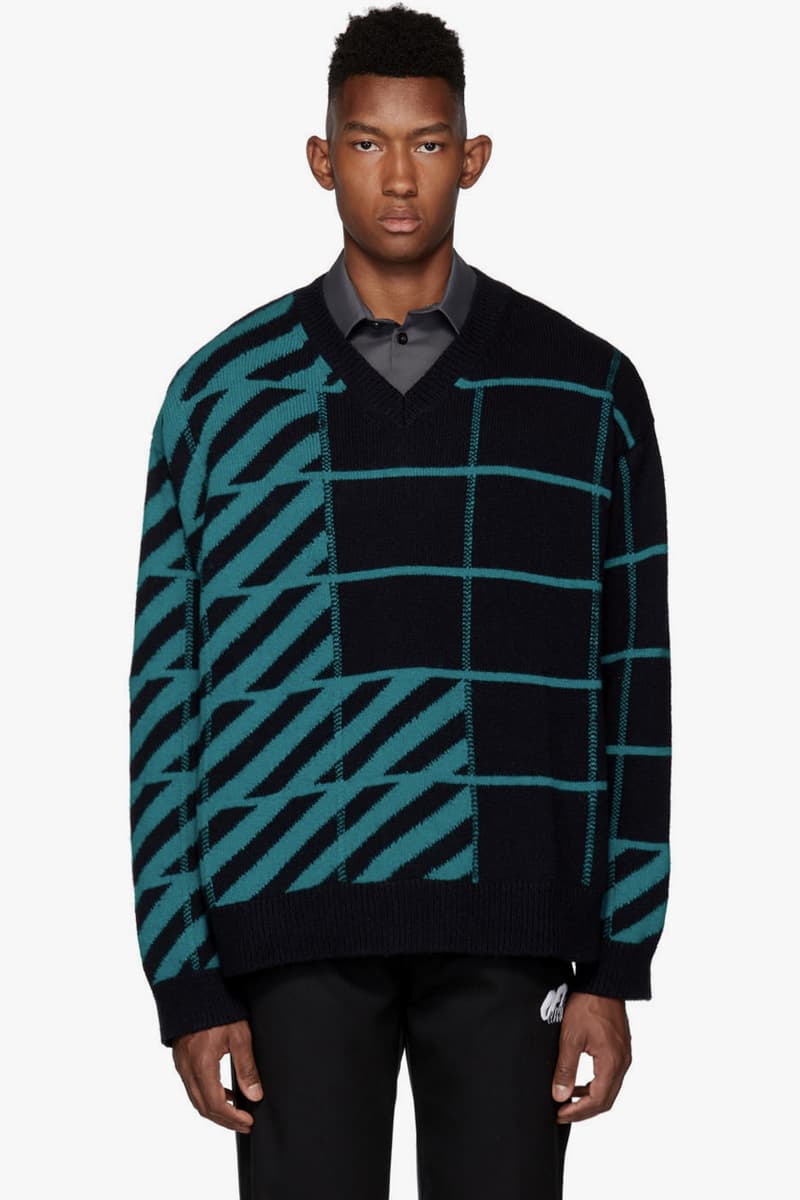 Off-White Yellow & Black Industrial Y013 Sweater | Hypebeast Off-White Yellow & Black Industrial Y013 Sweater | Hypebeast