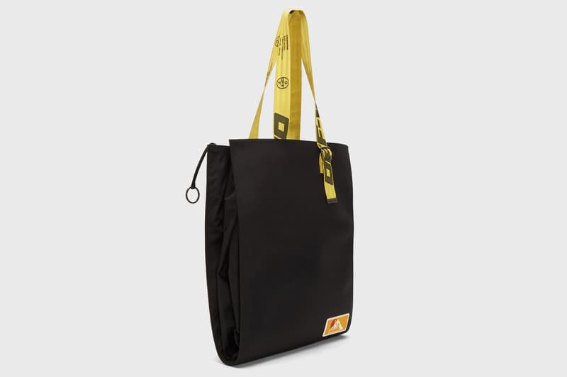 Off-White™ Puffy Origami Tote Bag Release Black Yellow Virgil Abloh info Buy