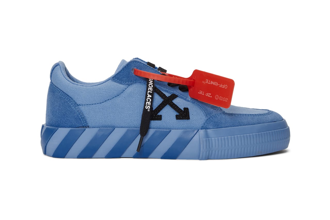 off white vulcanized striped low top