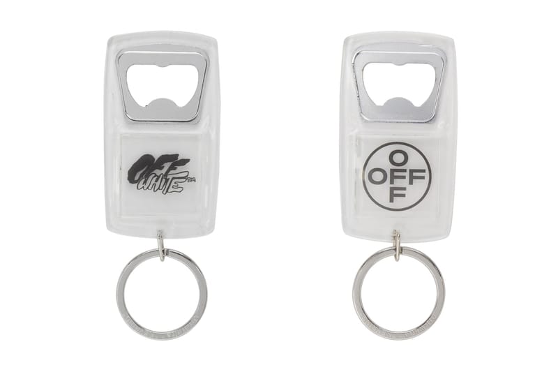 Stay Prepared With Off-White™'s Transparent Bottle Opener Keychains