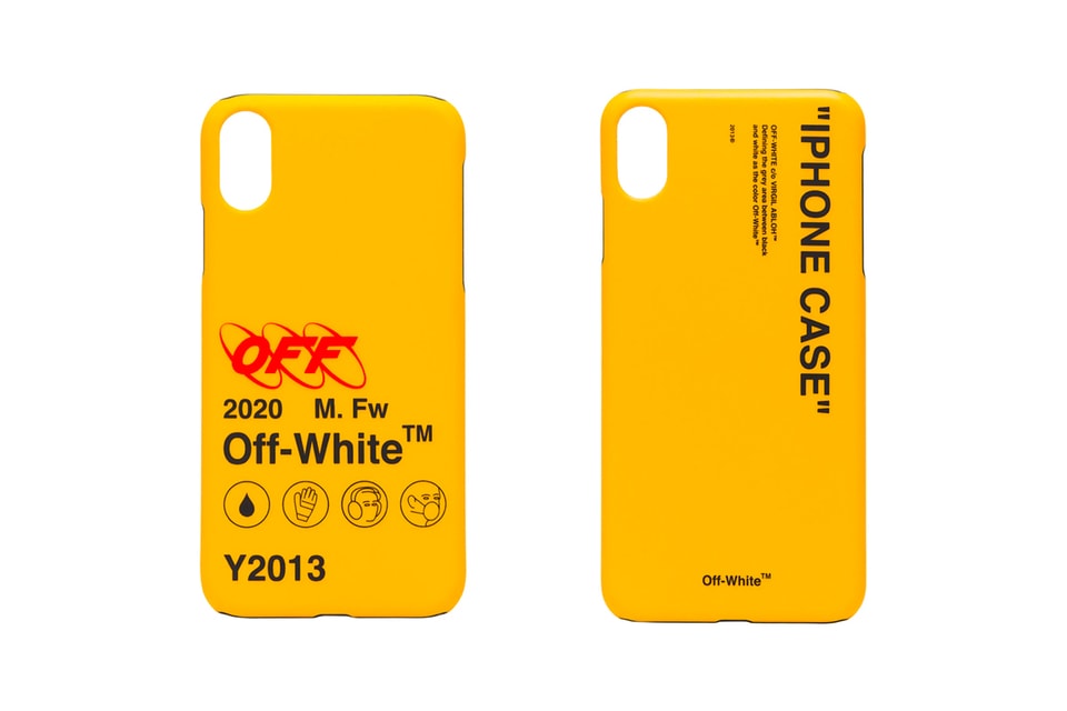Off-White Yellow Quote Industries Case Release | HYPEBEAST