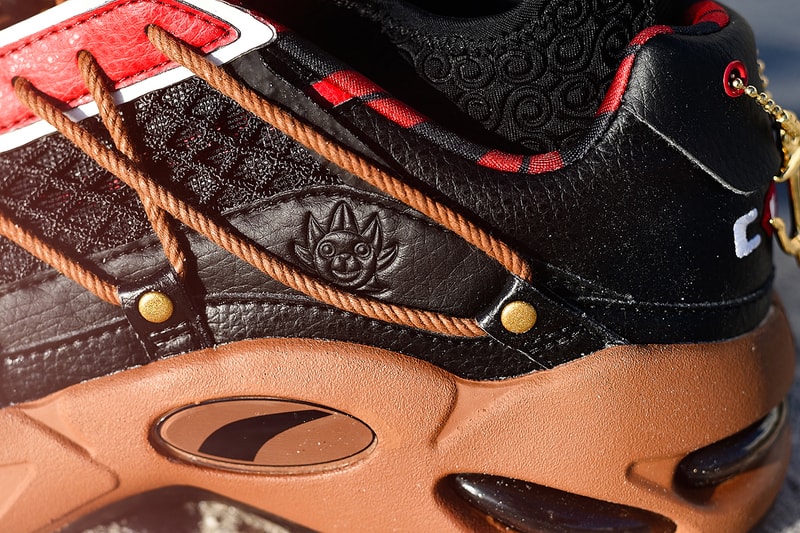 'One Piece' PUMA CELL Endura Closer Look Details photograph on feet colorway box buy august 9 luffy thousand sunny