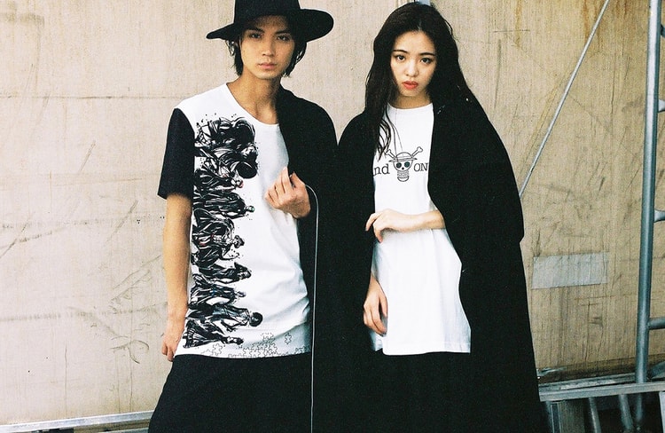 Yohji Yamamoto's Ground Y and 'One Piece' Deliver Graphic-Heavy Capsule Collab