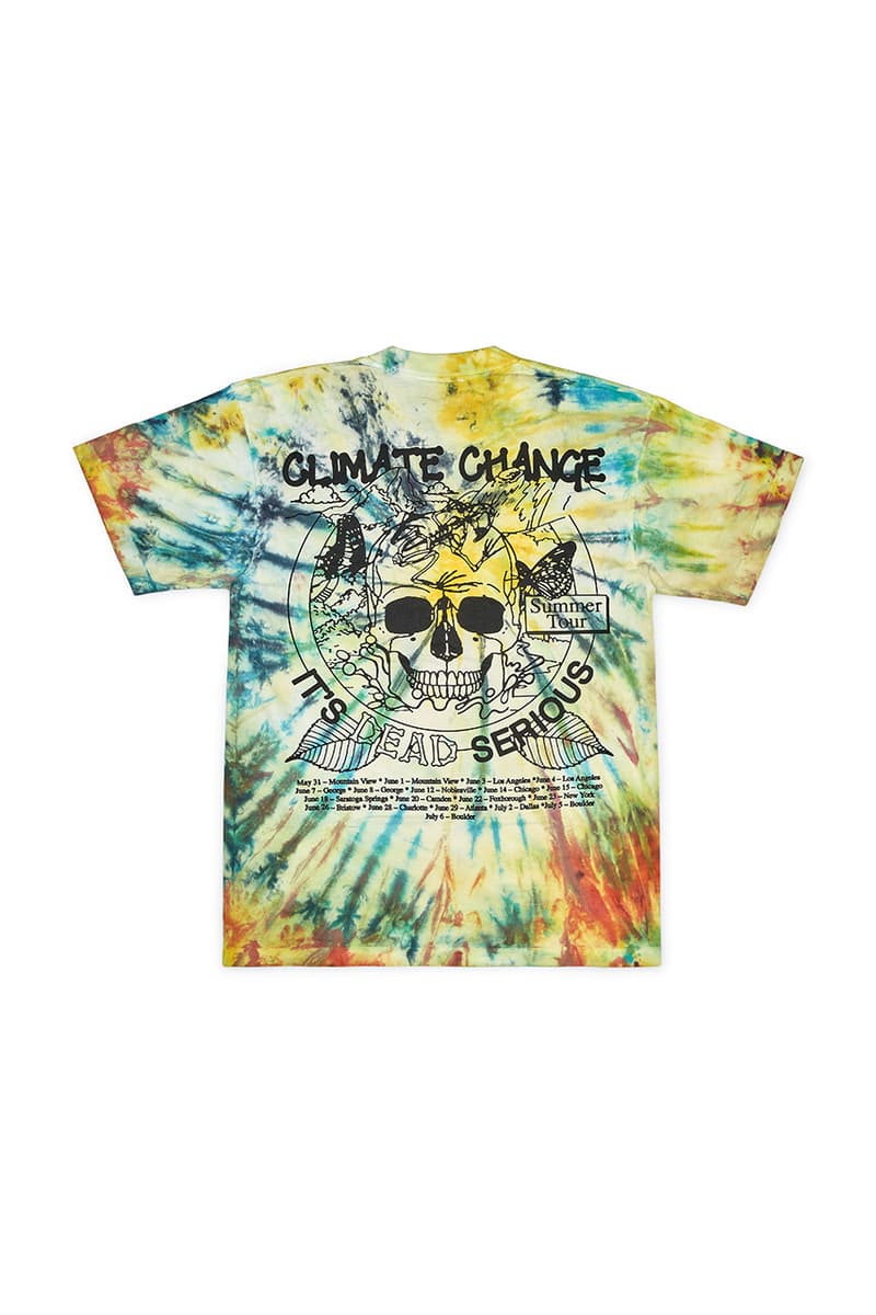 Online Ceramics T-shirt Collection Drop Dover Street Market London Online In Store Hoodie Sweatshirt Long Sleeve Tie-Dye Images Elijah Funk Alix Ross Los Angeles Streetwear Hand-Dyed Acid Prints