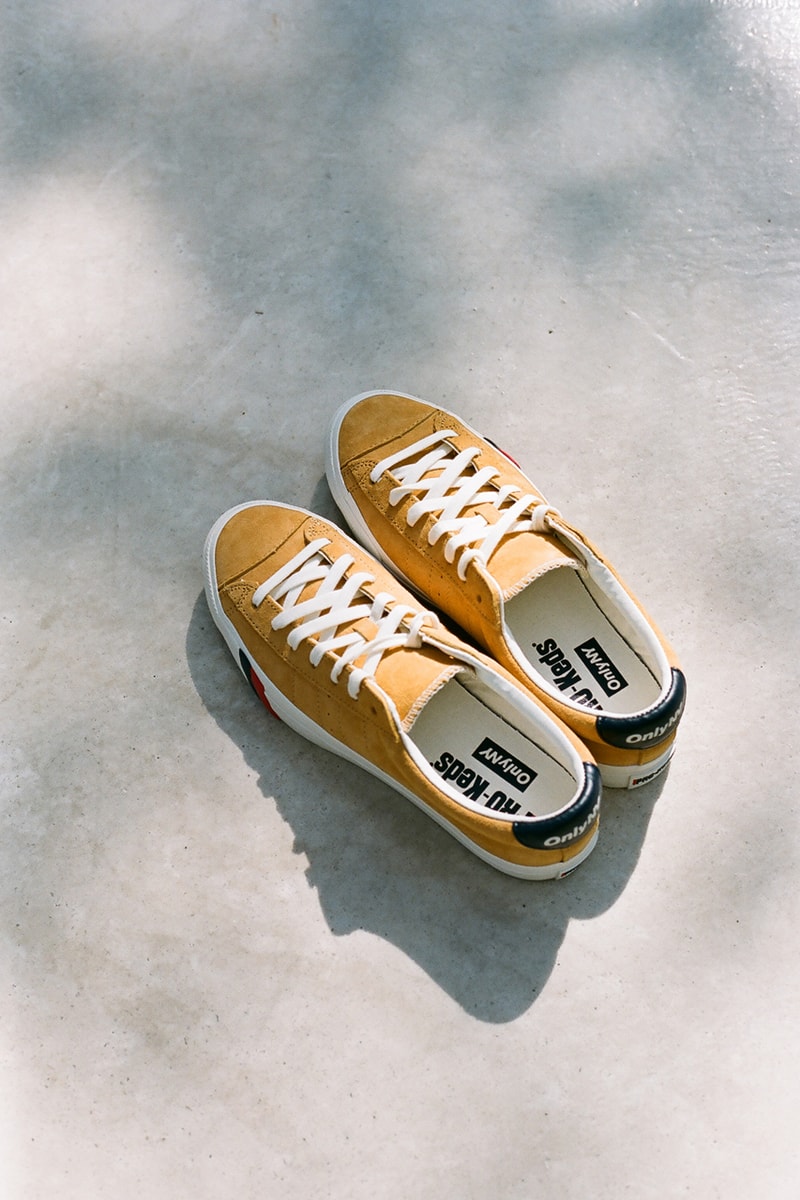 Only NY PRO-Keds Collaboration Old Gold Egret Hunter Green Stripes 