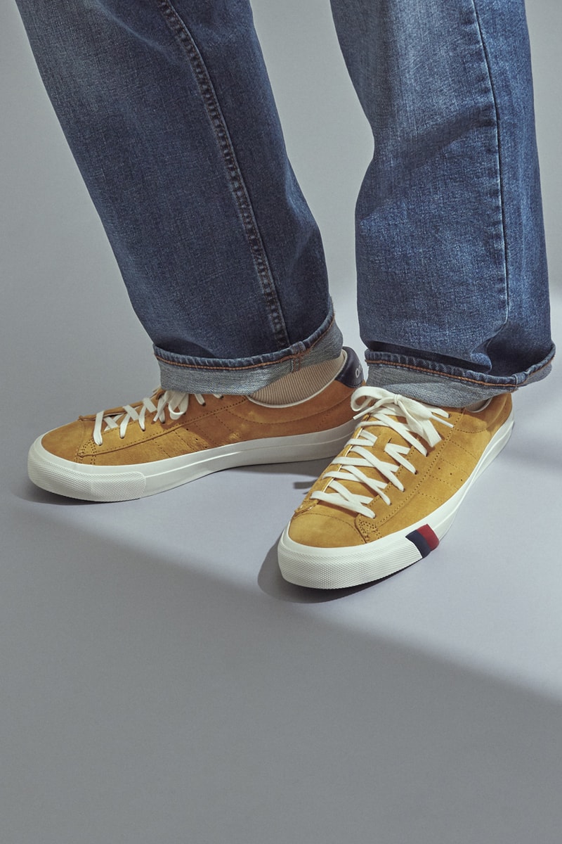 Only NY PRO-Keds Collaboration Old Gold Egret Hunter Green Stripes 