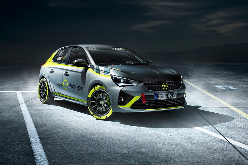 Opel Corsa-e Rally Car Электрический автомобильный мир Первые новости Первый взгляд Vauxhall Аккумуляторная батарея мощностью 50 кВтч 134 л.с. (136 л.с.) крутящий момент 191 фунт-фут (260 Нм) Автосалон во Франкфурте 2020 ADAC Opel e-Rally Cup