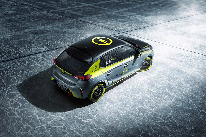 Opel Corsa-e Rally Car Electric Automotive World First News First Look Vauxhall 50kWh battery pack 134bhp (136PS) 191lb-ft (260Nm) torque Frankfurt Motor Show 2020 ADAC Opel e-Rally Cup