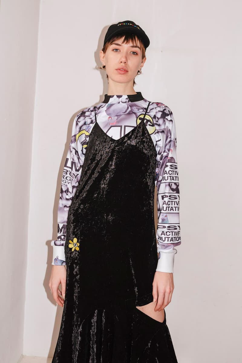 PAM Perks and mini Fall Winter 2019 Beyond The Clouds Collection neon graphics bomber jacket flower motif jewelry polartec outerwear sweatpants patchwork flannels