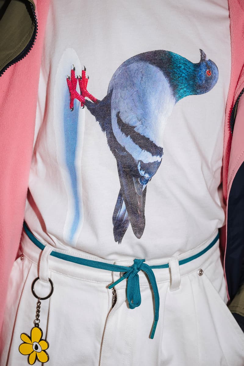 PAM Perks and mini Fall Winter 2019 Beyond The Clouds Collection neon graphics bomber jacket flower motif jewelry polartec outerwear sweatpants patchwork flannels