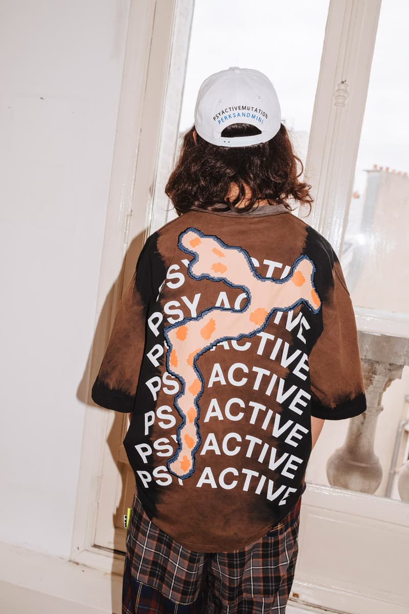 PAM Perks and mini Fall Winter 2019 Beyond The Clouds Collection neon graphics bomber jacket flower motif jewelry polartec outerwear sweatpants patchwork flannels