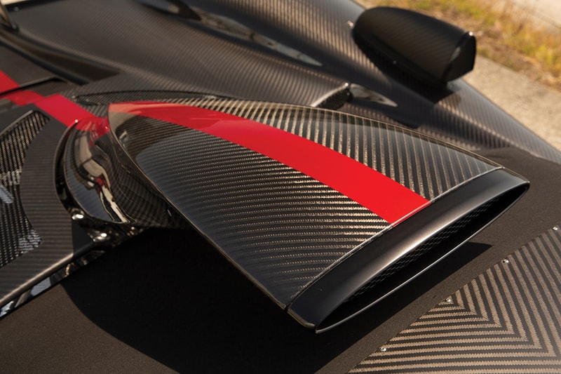 Pagani Zonda Aether Roadster One of One Limited Edition Rare Hypercar Super Car Italian Production Manufactured Mercedes-AMG Engine 2017 $5.5M USD V12 RM Sotheby's Roof Scoop 
