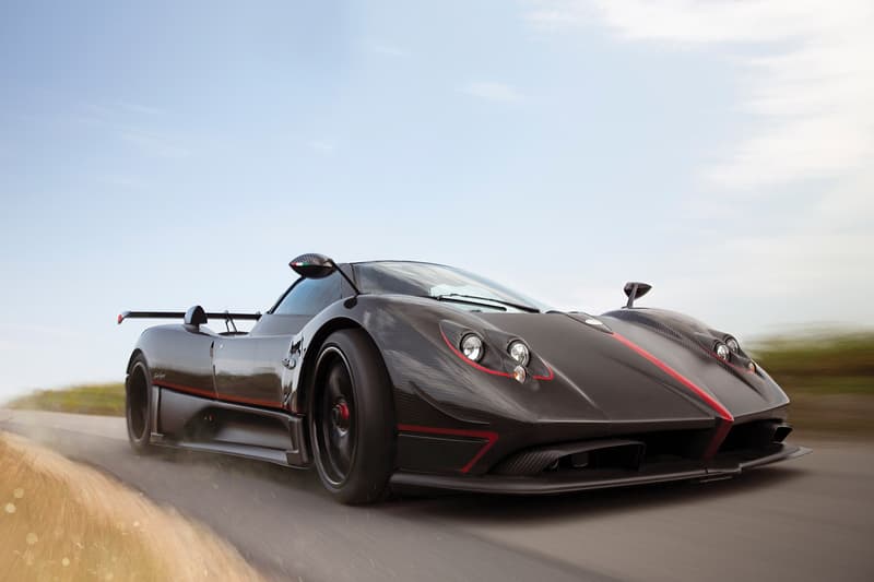 Pagani Zonda Aether Roadster One of One Limited Edition Rare Hypercar Super Car Italian Production Manufactured Mercedes-AMG Engine 2017 $5.5M USD V12 RM Sotheby's Roof Scoop
