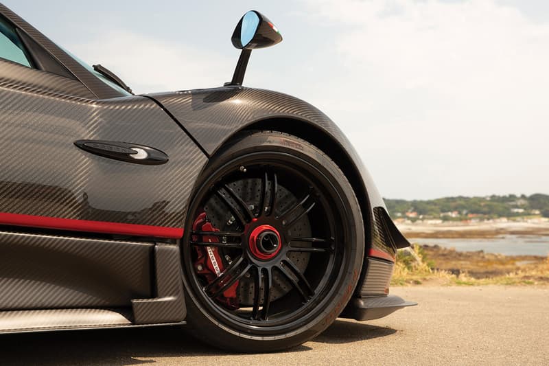 Pagani Zonda Aether Roadster One of One Limited Edition Rare Hypercar Super Car Italian Production Manufactured Mercedes-AMG Engine 2017 $5.5M USD V12 RM Sotheby's Roof Scoop