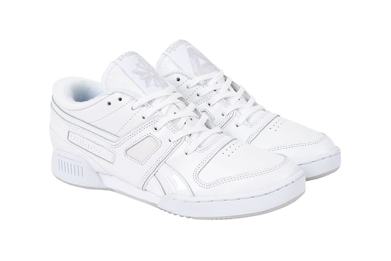 reebok classics white workout low sneakers