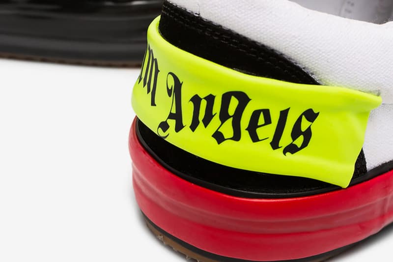 Palm Angels Multicoloured Flame Low Top Sneakers Release browns brownsfashion