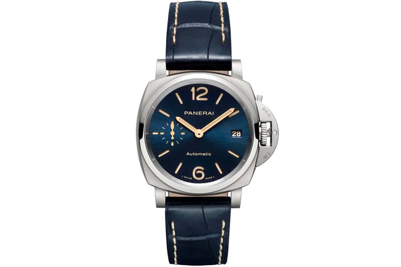 Panerai New Releases Luminor Due Collection Dark Blue Dark Brown Taupe Brown Shiny Red Beige Alligator Titanium