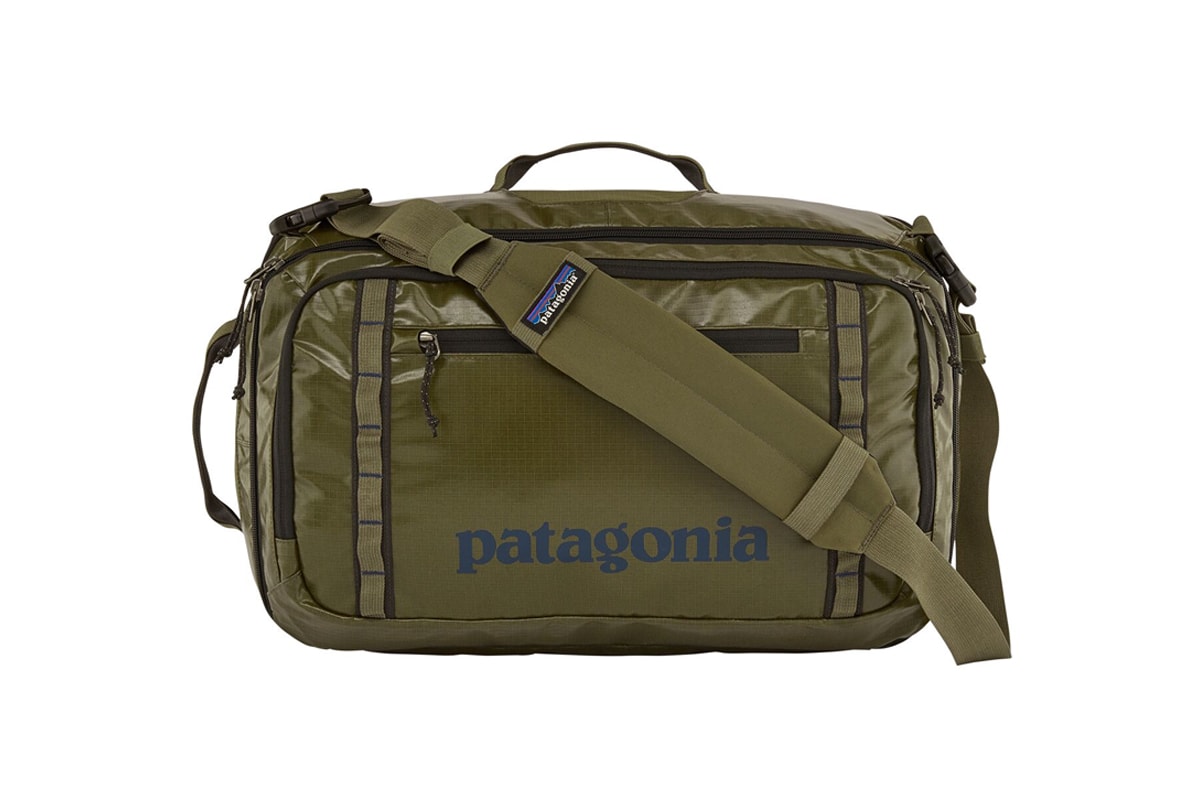 Patagonia Recycled 10 Million Plastic Bottles for Black Hole Bag Line climate change plastic waste pollution backpack 