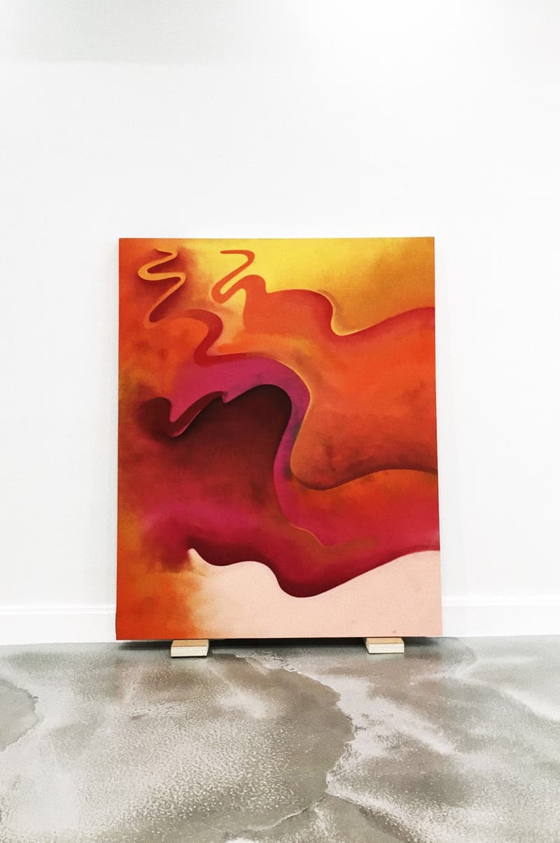 patric hanley residency elizabeth collective residency paintings artwork works on paper