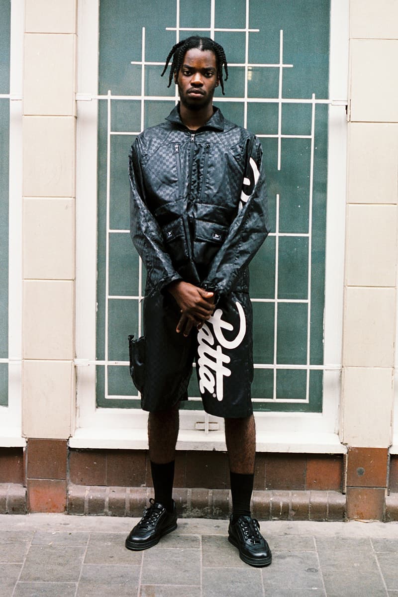 alch patta fall winter 2019 fw19 mini swoosh alexandra hackett deconstructed upcycled recycled shopping back shopper foldable windbreaker shorts