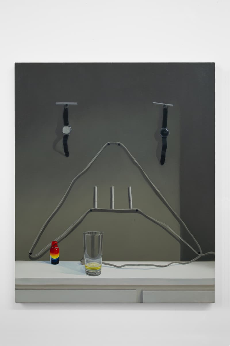 paul rouphail at home exhibition stems gallery paintings artworks interiors still lifes