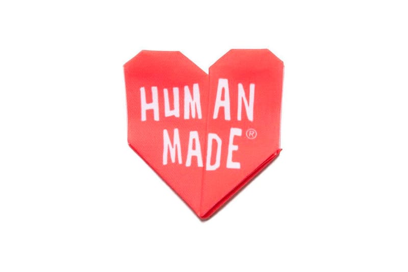 HUMAN MADE & Peti Peto Release Heart-Shaped Origami Glass Cleaner