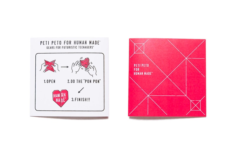 Peti Peto HUMAN MADE Origami Glass Cleaner Release nigo