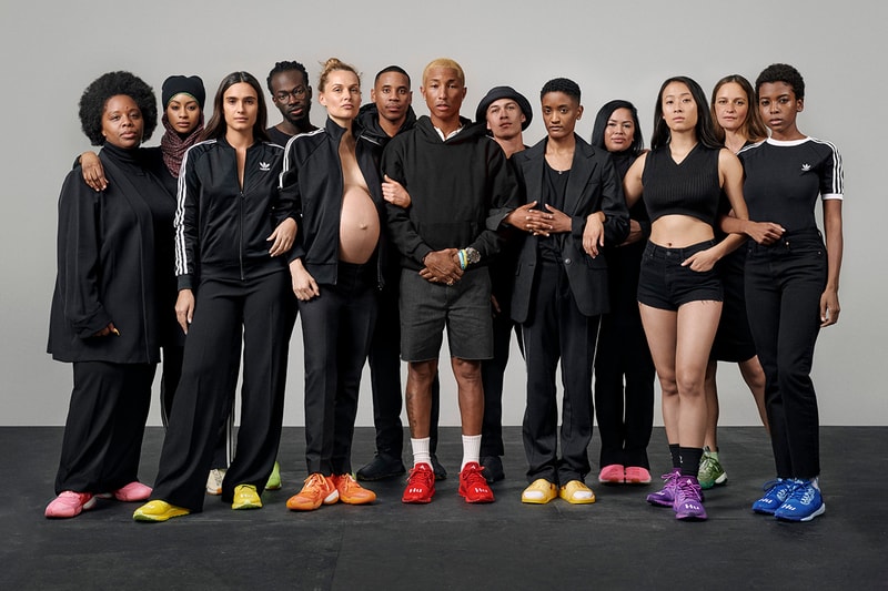 adidas originals pharrell williams collier schorr now is her time syd sneakers footwear apparel release information solar hu glide byw nmd adilette first look release information buy cop purchase reggie yates
