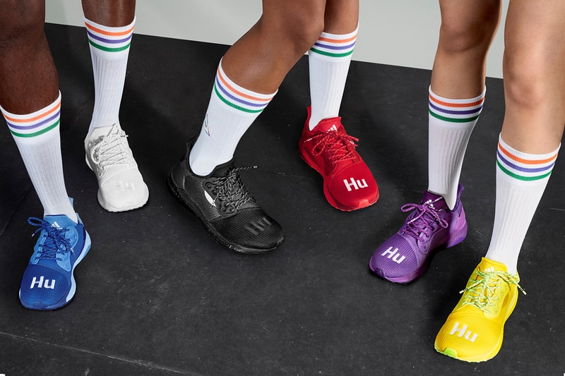 adidas originals pharrell williams collier schorr now is her time syd sneakers footwear apparel release information solar hu glide byw nmd adilette first look release information buy cop purchase reggie yates
